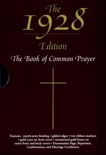 Couverture du livre « The 1928 Book of Common Prayer » de Oxford University Press aux éditions Oxford University Press Usa