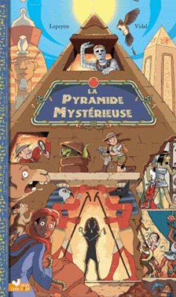 Couverture du livre « La pyramide mystérieuse » de Virginie Vidal aux éditions Deux Coqs D'or