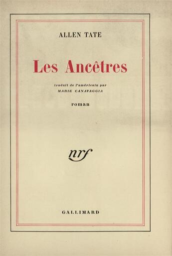 Couverture du livre « Les ancetres » de Tate Allen aux éditions Gallimard