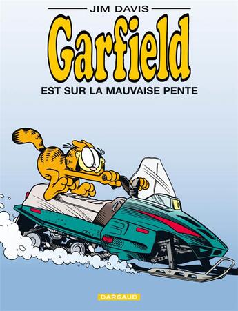 Couverture du livre « Garfield t.25 : Garfield est sur la mauvaise pente » de Jim Davis aux éditions Dargaud