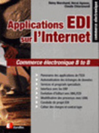 Couverture du livre « Application edi sur inter » de Remy Marchand aux éditions Eyrolles