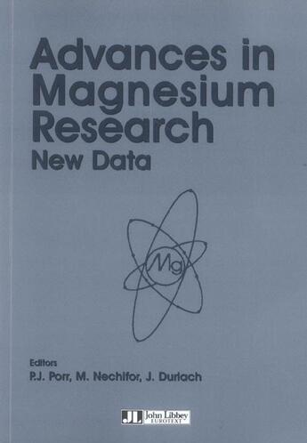 Couverture du livre « Advances in magnesium research. new data » de  aux éditions John Libbey