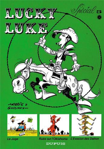 Couverture du livre « Lucky Luke : Intégrale vol.5 : Tomes 13 à 15 » de Rene Goscinny et Morris aux éditions Dupuis