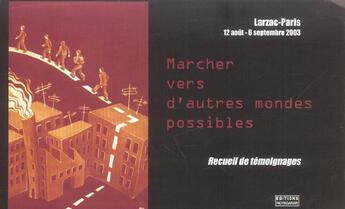 Couverture du livre « Marcher vers d'autres mondes possibles » de  aux éditions No Pasaran