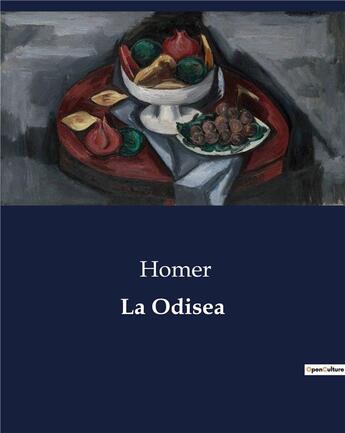 Couverture du livre « La odisea » de Homer aux éditions Culturea