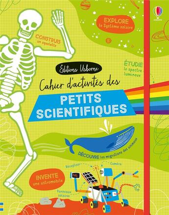 Couverture du livre « Cahier d'activités des petits scientifiques » de Alice James et Petra Baan aux éditions Usborne