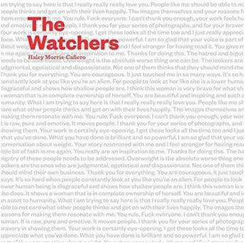 Couverture du livre « Haley morris-cafeiro the watchers » de Morris Cafiero Haley aux éditions Thames & Hudson