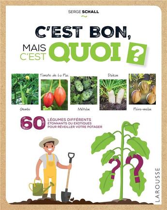 Couverture du livre « C'est bon, mais c'est quoi ? » de Serge Schall aux éditions Larousse