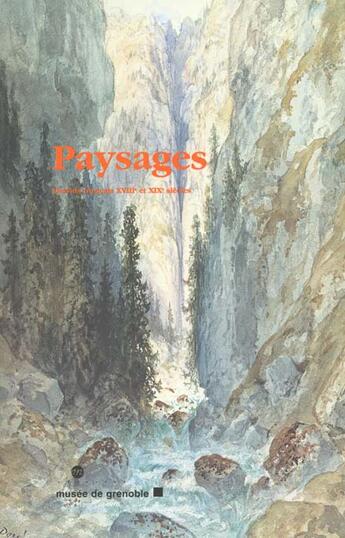 Couverture du livre « Les paysages ; dessins francais xvii-xix siecle ; grenoble » de Lionel Bergatto aux éditions Reunion Des Musees Nationaux