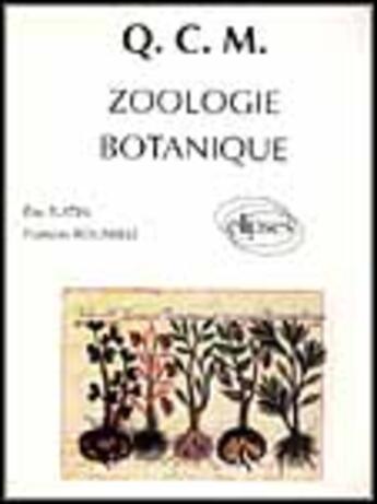 Couverture du livre « Qcm 1re annee de pharmacie, zoologie et botanique » de Flatin/Roussille aux éditions Ellipses