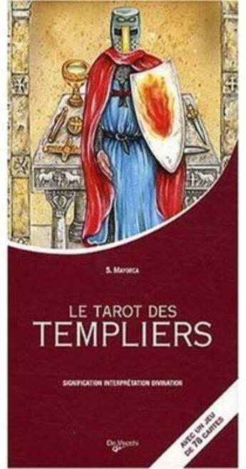 Couverture du livre « Les tarots des templiers; coffret » de Mayorca S. aux éditions De Vecchi