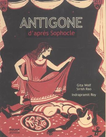 Couverture du livre « Antigone D'Apres Sophocle » de  aux éditions Milan