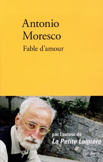 Couverture du livre « Fable d'amour » de Antonio Moresco aux éditions Verdier