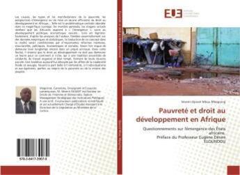 Couverture du livre « Pauvrete et droit au developpement en afrique » de Djiazet Mbou Mbognin aux éditions Editions Universitaires Europeennes