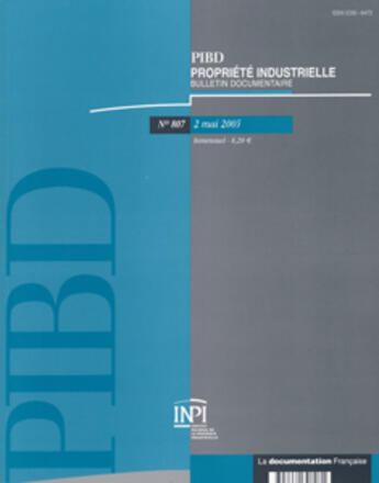 Couverture du livre « PIBD T.807 » de  aux éditions Documentation Francaise