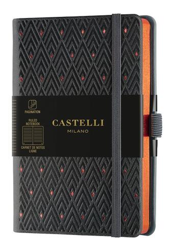 Couverture du livre « Carnet c&g poche ligne diamant copper » de Castelli aux éditions Castelli Milano