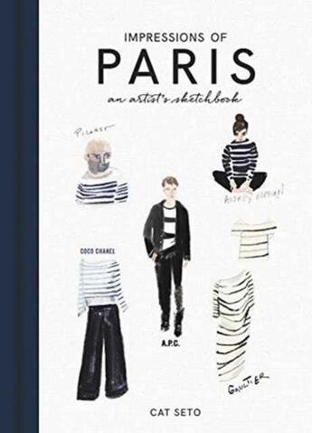 Couverture du livre « Impressions of paris: an artist's sketchbook » de Seto Cat aux éditions Harper Collins