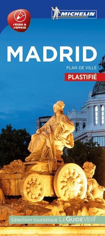 Couverture du livre « Madrid - plan de ville plastifie » de Collectif Michelin aux éditions Michelin