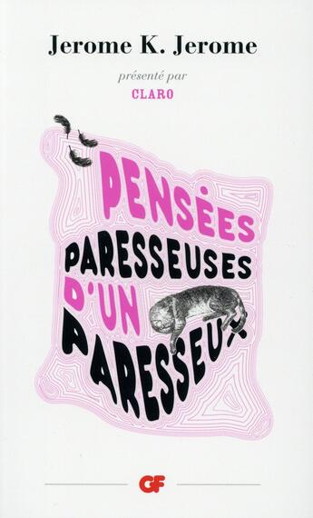 Couverture du livre « Pensées paresseuses d'un paresseux » de Jerome K Jerome aux éditions Flammarion