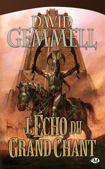 Couverture du livre « L'écho du grand chant » de David Gemmell aux éditions Bragelonne