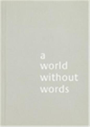 Couverture du livre « Jasper morrison a world without words » de Jasper Morrisson aux éditions Lars Muller