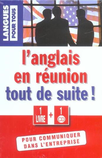 Couverture du livre « L'anglais en reunion tout de suite ! (coffret + 1cd) » de  aux éditions Langues Pour Tous