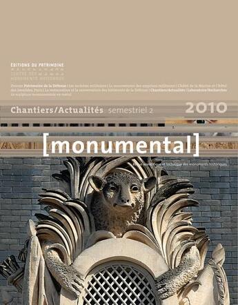 Couverture du livre « MONUMENTAL ; semestriel 2 (édition 2010) » de  aux éditions Editions Du Patrimoine