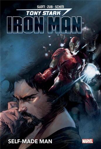 Couverture du livre « Tony Sstark : Iron Man t.1 : self-made man » de Dan Slott et Valerio Schiti aux éditions Panini