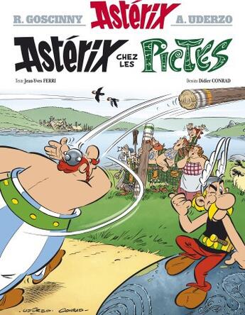 Couverture du livre « Astérix Tome 35 : Astérix chez les Pictes » de Didier Conrad et Jean-Yves Ferri aux éditions Editions Albert Rene