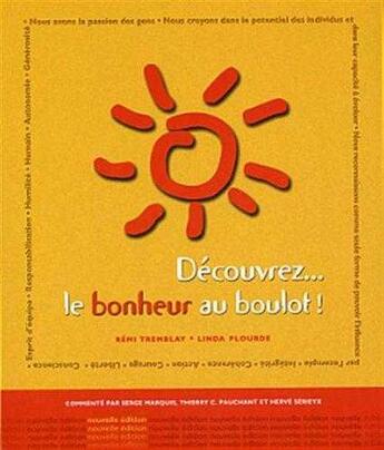 Couverture du livre « Decouvrez le bonheur au boulot » de L. Tremblay Plourde aux éditions Anne Sigier