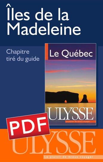 Couverture du livre « Îles de la Madeleine » de  aux éditions Ulysse