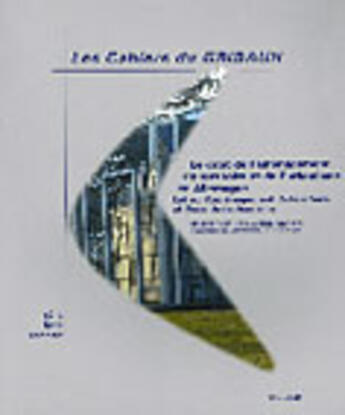 Couverture du livre « LES CAHIERS DU GRIDAUH N.8 ; de l'aménagement du territoire et de l'urbanisme en Allemagne » de  aux éditions Gridauh