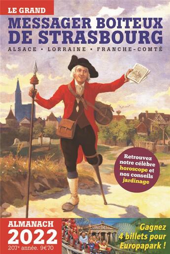 Couverture du livre « Le grand messager boiteux de strasbourg 2022 - alsace lorraine franche-comte - 207e annee » de  aux éditions Pointilles