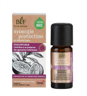 Couverture du livre « Synergie de 5 huiles essentielles bio protection 10 ml » de  aux éditions Dg-exodif