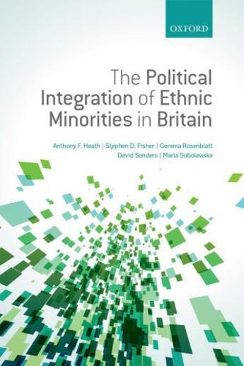 Couverture du livre « The Political Integration of Ethnic Minorities in Britain » de Sobolewska Maria aux éditions Oup Oxford