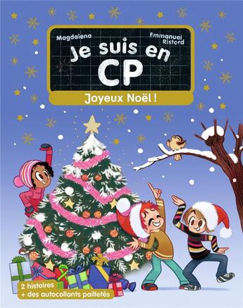 Couverture du livre « Je suis en CP : Joyeux Noël » de Emmanuel Ristord et Magdalena aux éditions Pere Castor