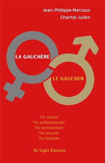 Couverture du livre « La gauchere, le gaucher » de Marcoux/Julien aux éditions Be Light