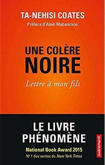 Couverture du livre « Glm ; une colère noire » de Ta-Nehisi Coates aux éditions Autrement