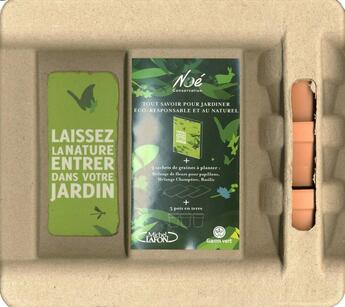 Couverture du livre « Coffret laissez la nature entrer dans votre jardin » de  aux éditions Michel Lafon