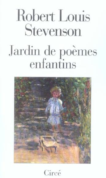 Couverture du livre « Jardin de poemes enfantins » de Robert Louis Stevenson aux éditions Circe