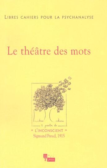 Couverture du livre « Libres cahiers pour la psychanalyse n 7 » de Chabert/Rolland Cath aux éditions In Press