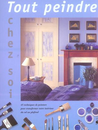 Couverture du livre « Tout Peindre Chez Soi » de  aux éditions Soline