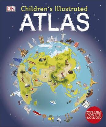 Couverture du livre « Children's illustrated atlas » de  aux éditions Dk Children