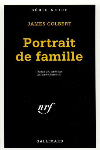 Couverture du livre « Portrait de famille » de James Colbert aux éditions Gallimard