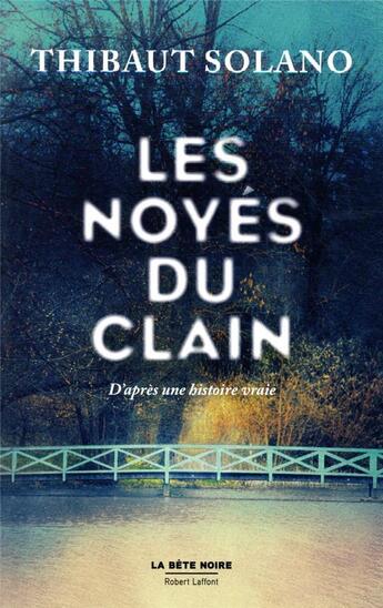 Couverture du livre « Les noyés du Clain » de Thibaut Solano aux éditions Robert Laffont