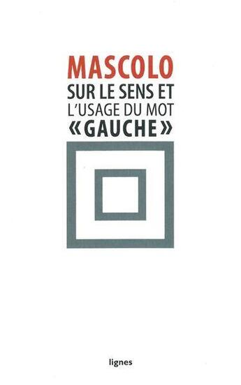 Couverture du livre « Sur le sens et l'usage du mot 