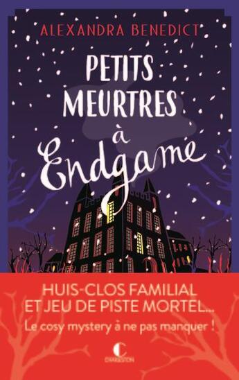 Couverture du livre « Petits meurtres à Endgame » de Alexandra Benedict aux éditions Charleston