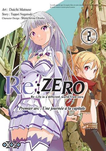 Couverture du livre « Re : Zero - premier arc : une journée à la capitale Tome 2 » de Tappei Nagatsuki et Daichi Matsuse aux éditions Ototo