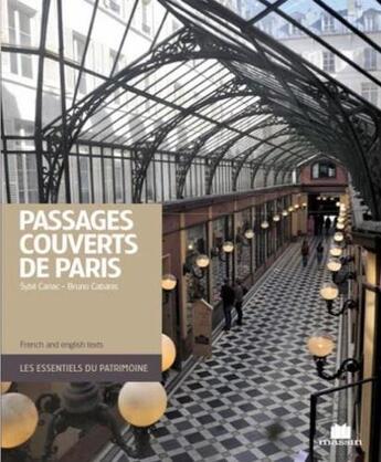 Couverture du livre « Passages couverts de Paris » de Sybil Canac et Bruno Cabanis aux éditions Massin