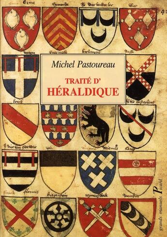 Couverture du livre « Traité d'héraldique » de Michel Pastoureau aux éditions Picard